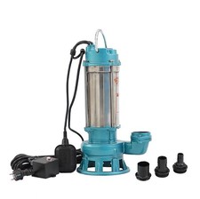 Pompa fecale 1500W pompa acque sporche pompa acque reflue con taglierina 24000 L/h