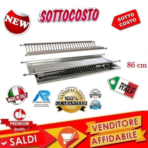 Scolapiatti incasso acciao - incasso,