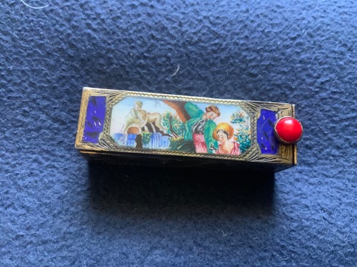 Porta rossetti argento 800 - porta,