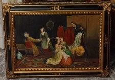 Coppia Di quadri antichi olio