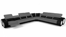 Divano Angolare Design Grigio