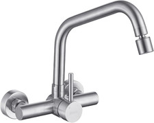 Rubinetto Cucina a Muro Con 2