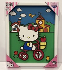 3D Hello Kitty on Bike Legno
