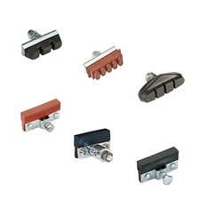 COPPIA PATTINI FRENO OLANDA BACCHETTA VINTAGE BICI BICICLETTA GOMMINI GOMMA