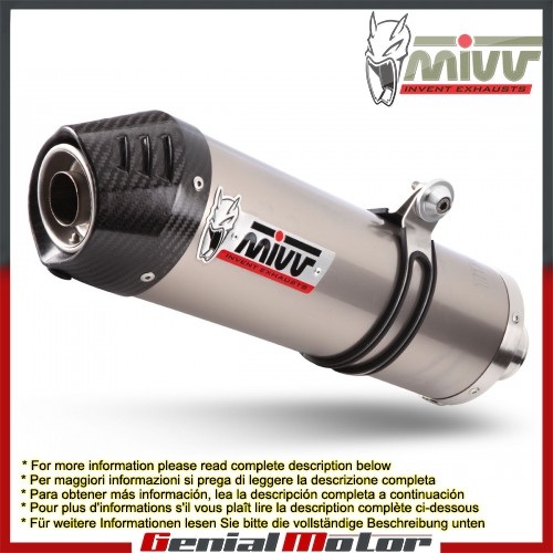 Scarichi mivv oval titanio con - titanio,