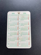 Genuine 1978-1979 calendar