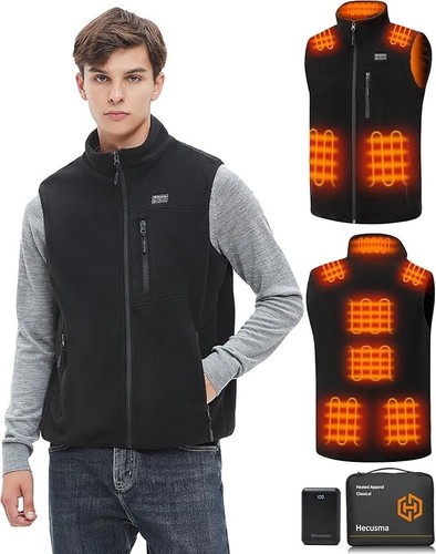 Pile gilet riscaldato uomo - gilet, con