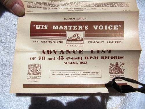 Aug 1953 his master - 1953,
