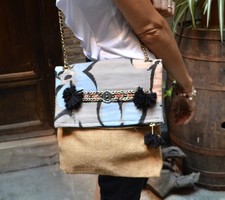 Borsa Shopper da donna in juta
