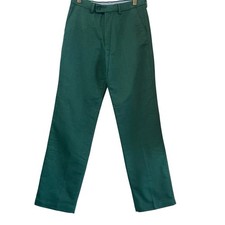 Samuel Windsor Pantalone Uomo in Moleskin di Cotone W32 L33 Verde
