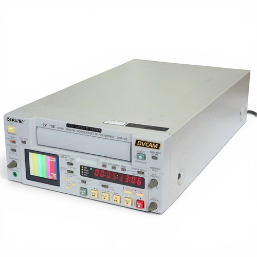 Sony dsr dvcam minidv vtr - sony, dsr-25