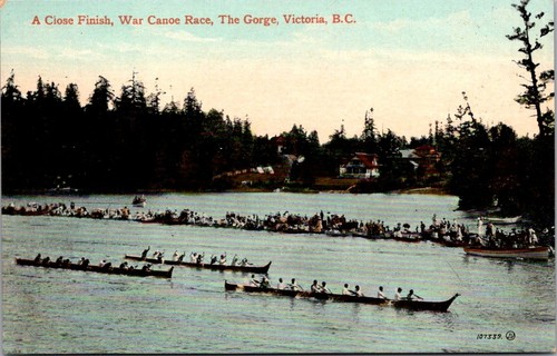 Cartolina victoria guerra - victoria, bc