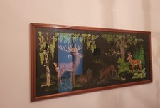 Quadro arazzo anni '60 fatto a