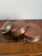 Pentole (n.3) in rame battuto