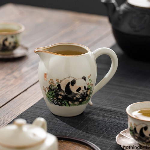 Ceramic kiln panda fair cup - ru,