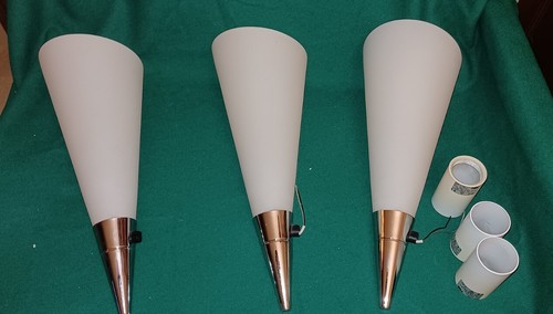 Vintage tris sconces - vintage,