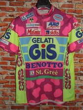 GELATI GIS BENOTTO GIESSEGI MAGLIA BICI CICLISMO SHIRT MAILLOT CYCLISM tg. 3XL
