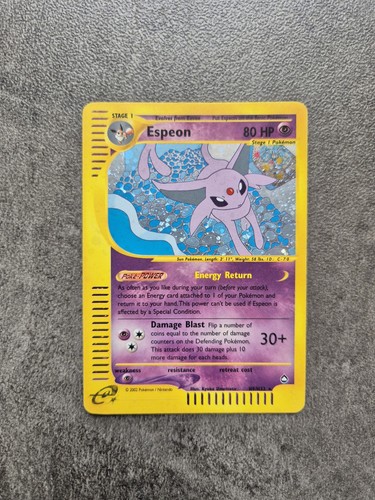Carte pokémon aquapolis - carte,