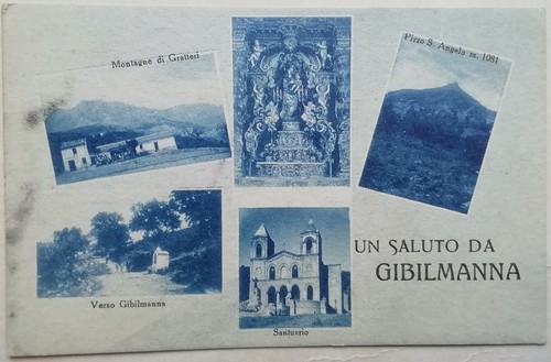 Cartolina gibilmanna cefalù - cartolina,