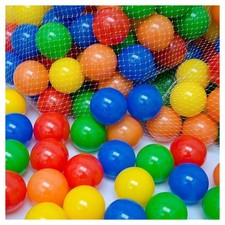 40 PEZZI GIOCO PALLINE MORBIDE PLASTICA COLORATE PISCINA MARE BOX BIMBI 18 MESI