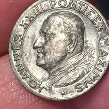 MEDAGLIA MEDAGLIETTA RELIGIOSA PAPA GIOVANNI XXIII