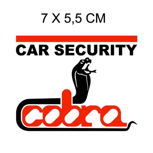 Adesivi cobra alarm - 2x,