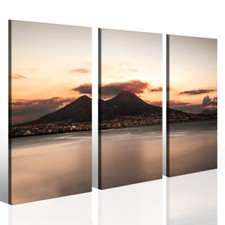 Quadri napoli Vesuvio sunset