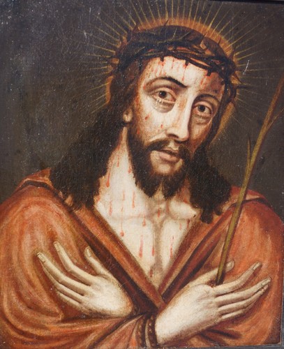 Ecce homo olio - ecce, lino,