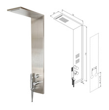 COLONNA PANNELLO DOCCIA