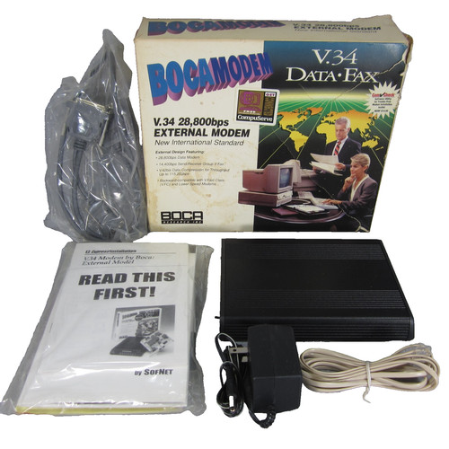 Modem esterno vintage boca - modem,