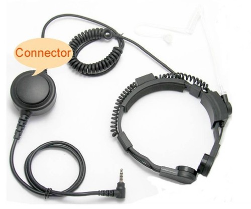 Laringofono con ptt - laringofono,