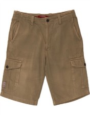 CARRERA pantaloncino cargo uomo IT 48 Medium W32 cotone kaki AS09
