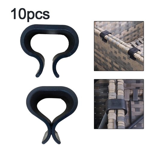 Clip plastica nera set - clip,
