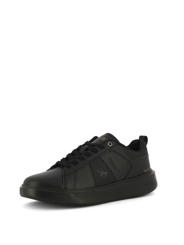 Sneakers stringate uomo nero