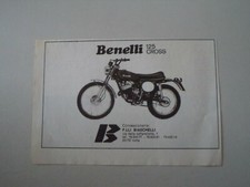 advertising Pubblicità 1974 MOTO BENELLI 125 CROSS