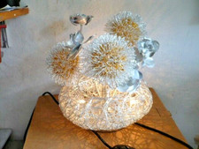 CASA LAMPADA da TAVOLO in FILO d'ALLUMINIO 3x40W max REGOLABILE BELLA AFFARE!