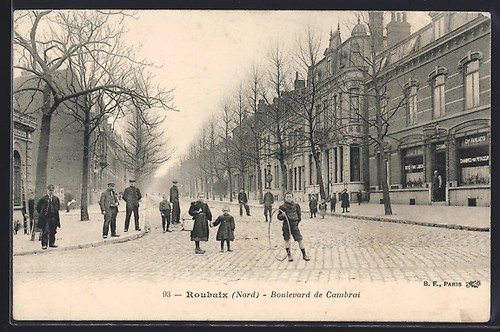Cpa roubaix boulevard de - roubaix,,