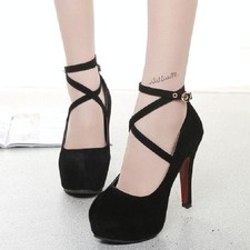 Scarpe donna Nero Punta Tonda