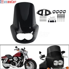 Carena parabrezza moto per Harley-Davidson Dyna Fat Bob FXDF 2008-2017