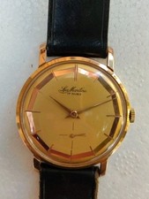 LA MARTINE orologio da polso placcato oro 17 Rubis in ottime condizioni e funz.