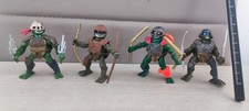 Lotto 4 Action Figure Tartarughe Ninja fightin gear Con Armi