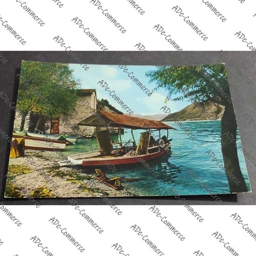 Postcard lake lugano fishing - lake,