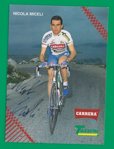 Cyclisme carte cycliste - carte, nicola