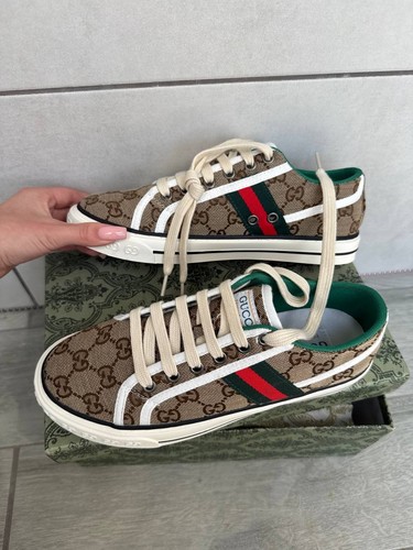 Sneakers basse gucci tela - gucci,