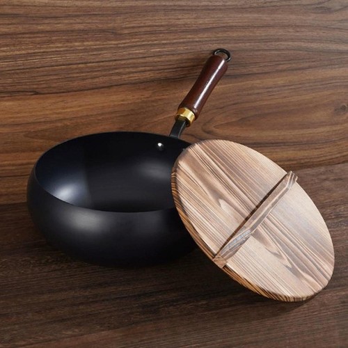 Pentole wok antiaderente senza