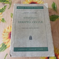 Istituzioni Di Diritto Civile - A. Trabucchi - Ed. Cedam 1962