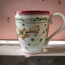 TAZZA BICCHIERE CERAMICA VILLEROY E BOCH WINTER BAKERY DELIGHT NATALE  sc5