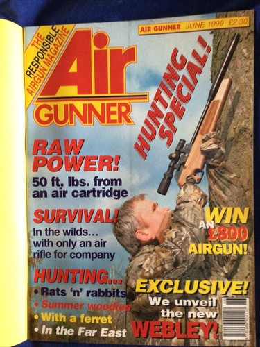 Air gunner june 1999 webley - air,