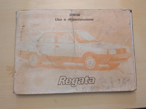 Fiat regata libretto - libretto, manuale