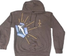 Felpa con cappuccio marrone